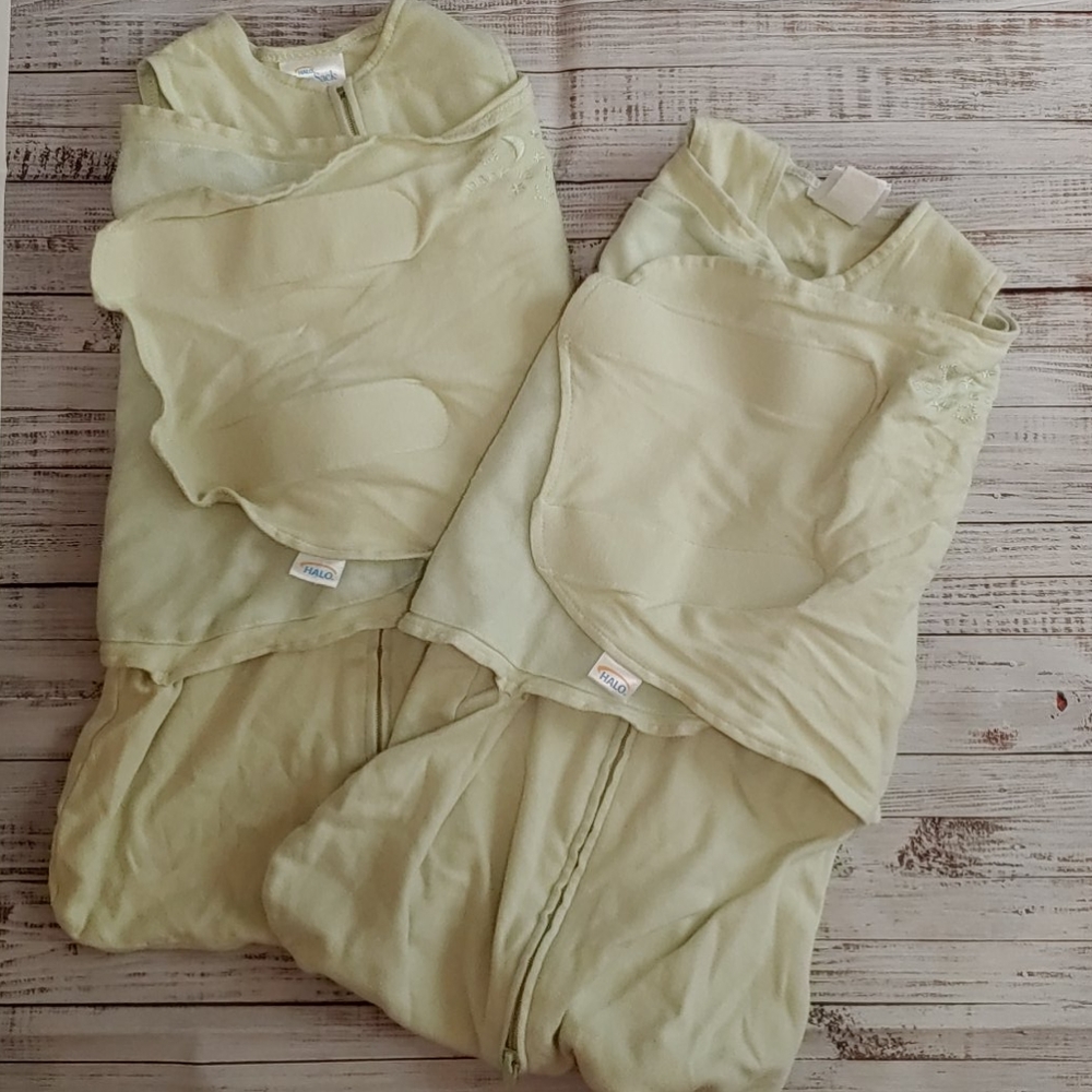 Halo Sleepsac 0-3M Green Qty 2 Bundle